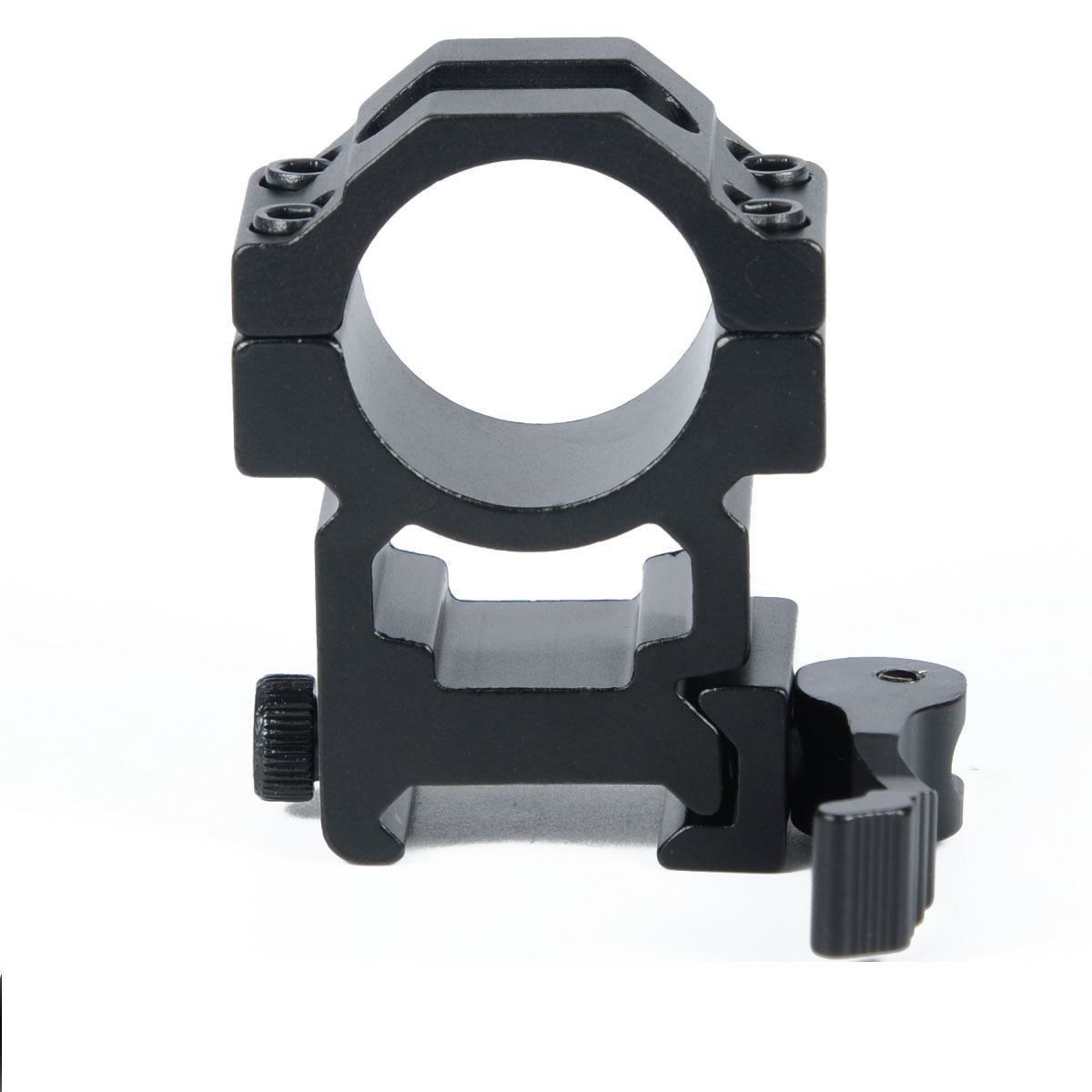 QD ( HIGH PROFILE ) 1&quot; SCOPE RING QD LEVER LOCK TACTICAL WEAVER PICATINNY MOUNT Scope Mounts &amp; Accessories Green Blob Outdoors 