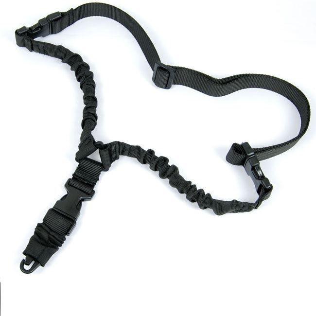 SLING One Point Bungee Rifle Strap Gun Sling w QD Buckle attachment quick detach Slings &amp; Swivels Green Blob Outdoors 