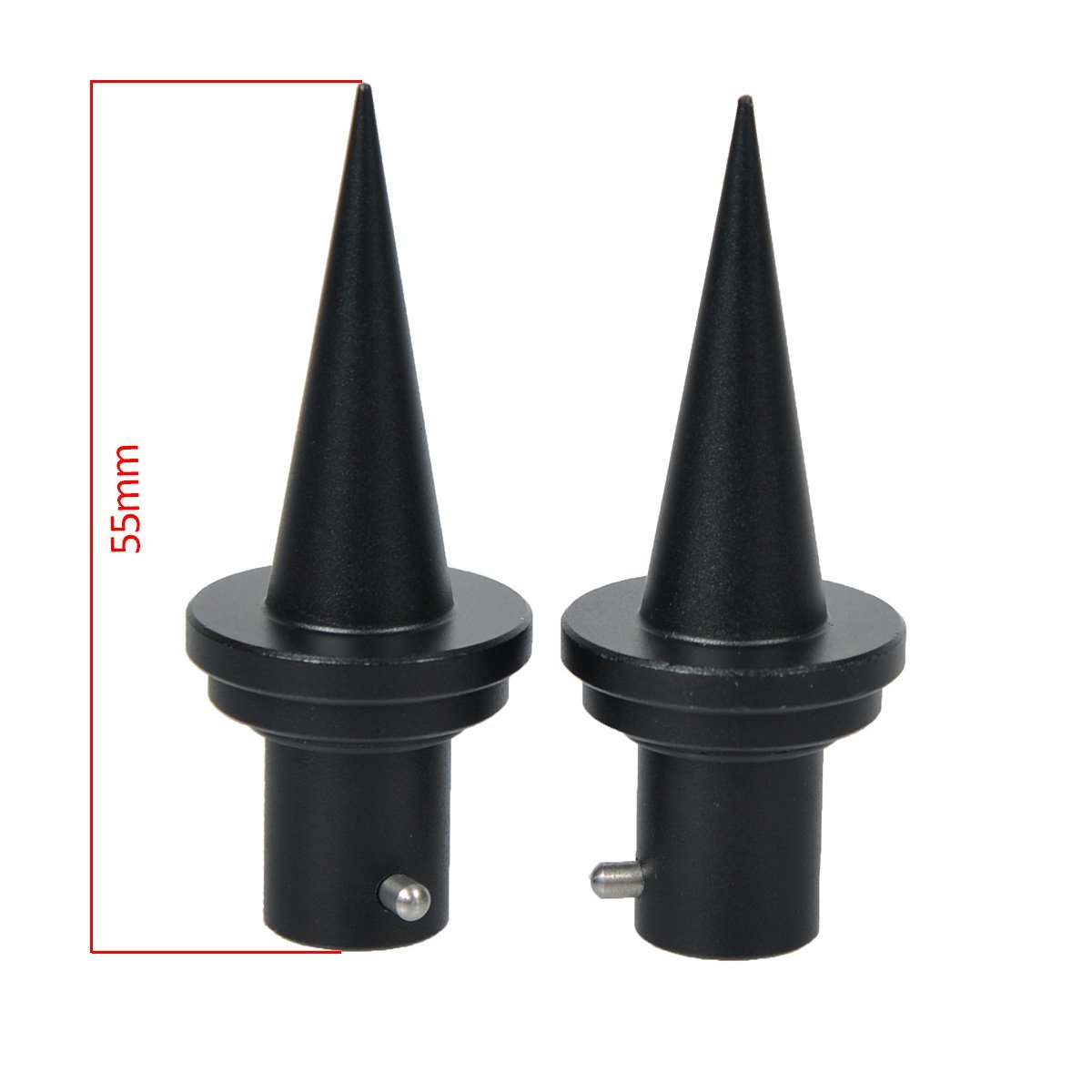 Spiked Feet (Black) for GBO CNC QD Tactical Bipod, Quick Install, Quick Release, (2 Pack) Bipods &amp; Monopods Green Blob Outdoors 