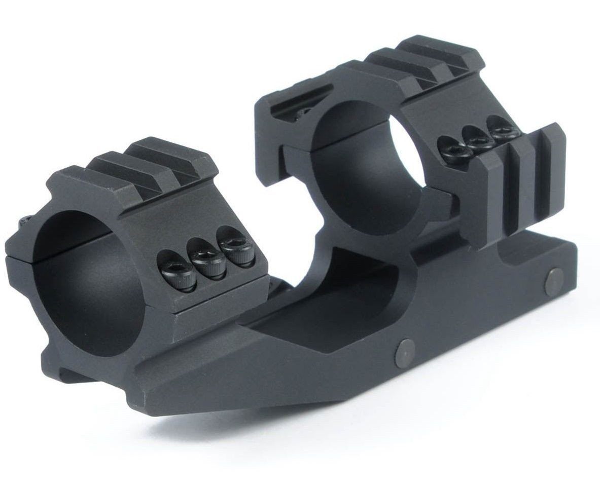Tr-Side Rails 30mm Dual Scope Rings Cantilever Ring Scope Mount PEPR Black Scope Mounts &amp; Accessories unbranded 